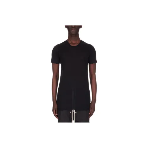RICK OWENS/RO Lido Basic Ss T In Black Unstable Cotton T Shirt Men's Black