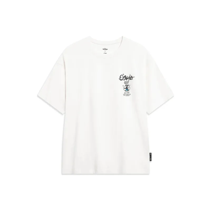 LiNing x Disney T Shirt Unisex Ivory-0