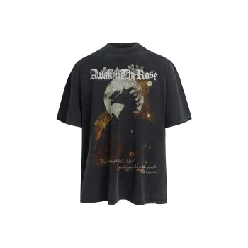 AWAKEN THE ROSE T-Shirt Unisex Black