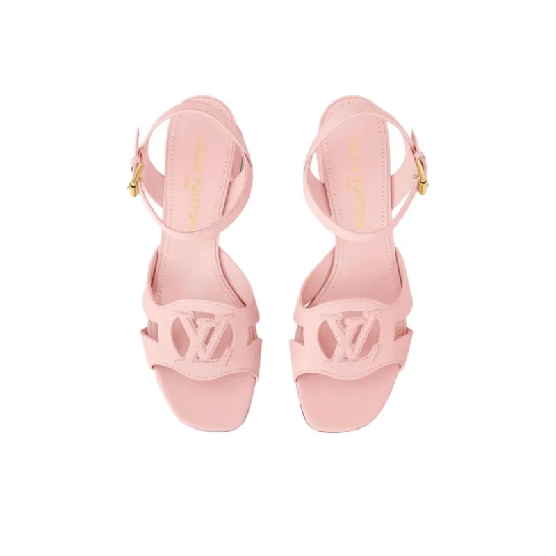 LOUIS VUITTON Isola Strap Sandals 5.5cm Women's Pink-3