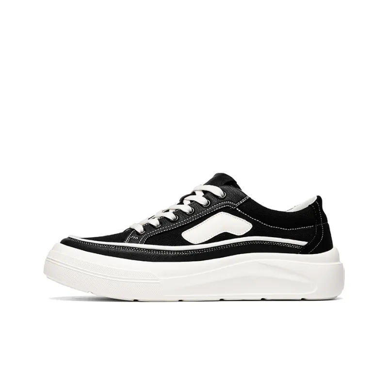 Meiretu Abrasion Resistant Breathable Height Increasing Low Top Skateboard Shoes Men's-5