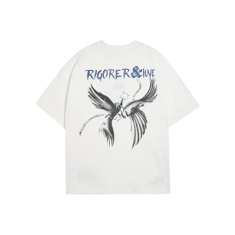 RIGORER Crew Neck Short Sleeved T Shirts Unisex-10