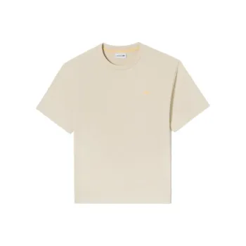 LACOSTE T Shirts Men Beige