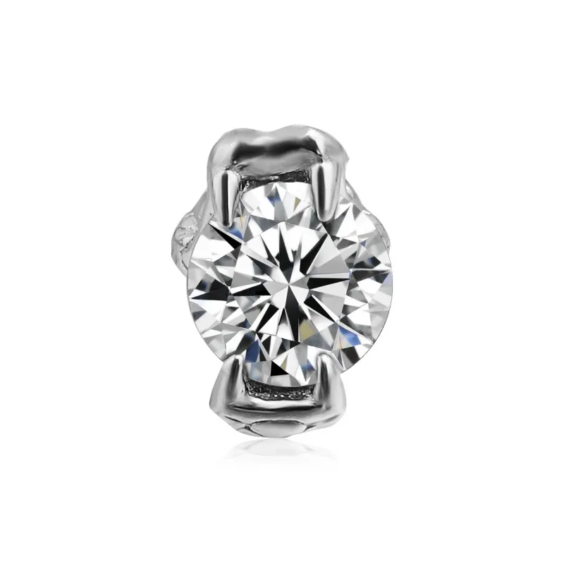 WIC 925 Sterling Silver Stud Earrings Unisex-1