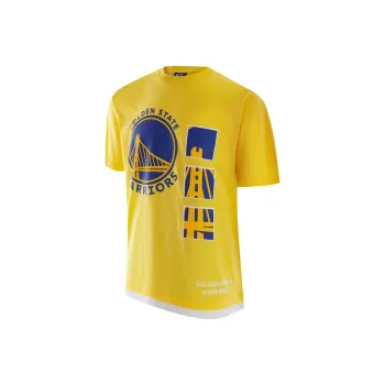 NBA Warriors Team T Shirt Unisex Yellow