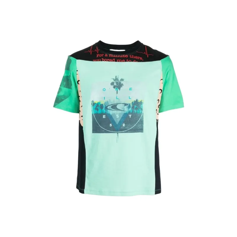 Marine Serre T Shirts Men Green-0