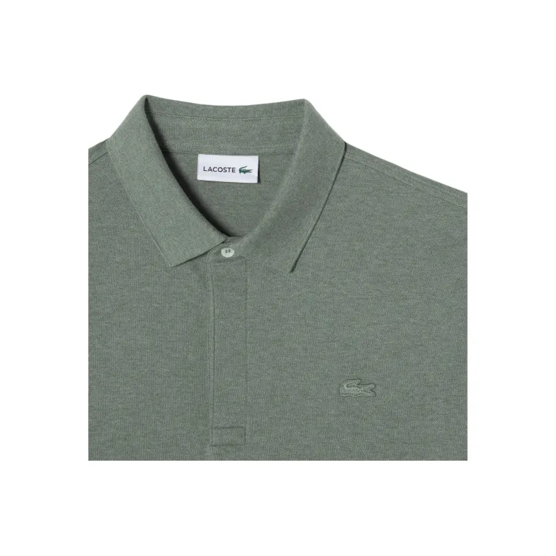 LACOSTE Polo Shirt Men's Khaki Green-4