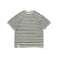 White Base Blue Stripes