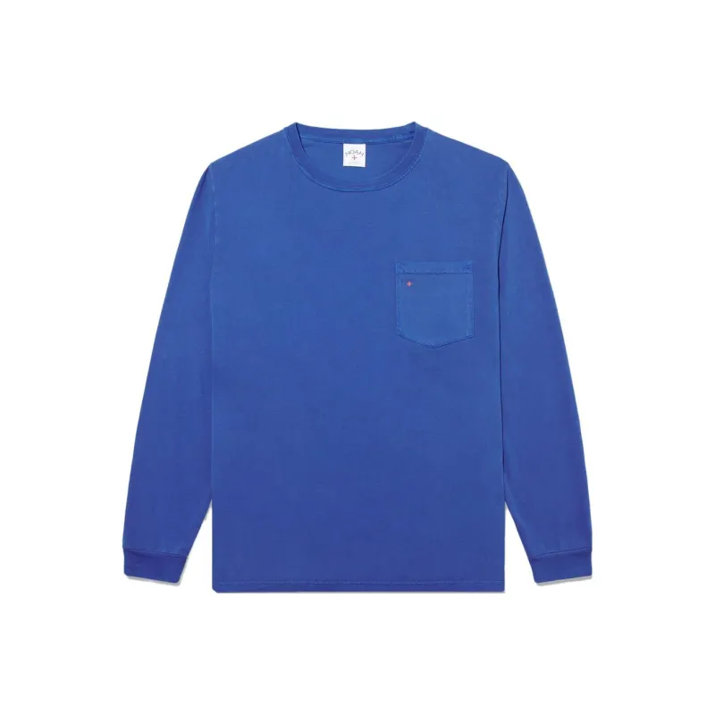 NOAH Long Sleeve Core Logo Pocket Tee-0