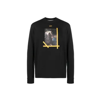 OFF WHITE Arrow Caravaggio Ann Skate L/S Tee