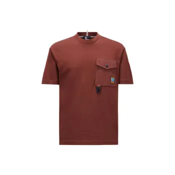 Moncler T-Shirts Men Red