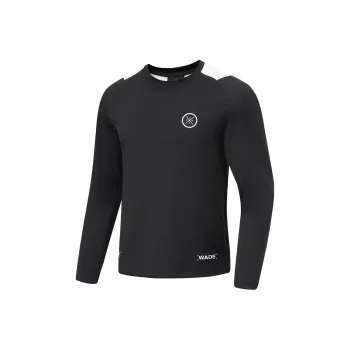 LiNing T Shirt Men's Black Heather Gray River Stone Gray