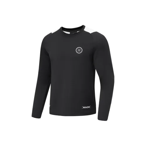 LiNing T Shirt Men's Black Heather Gray River Stone Gray