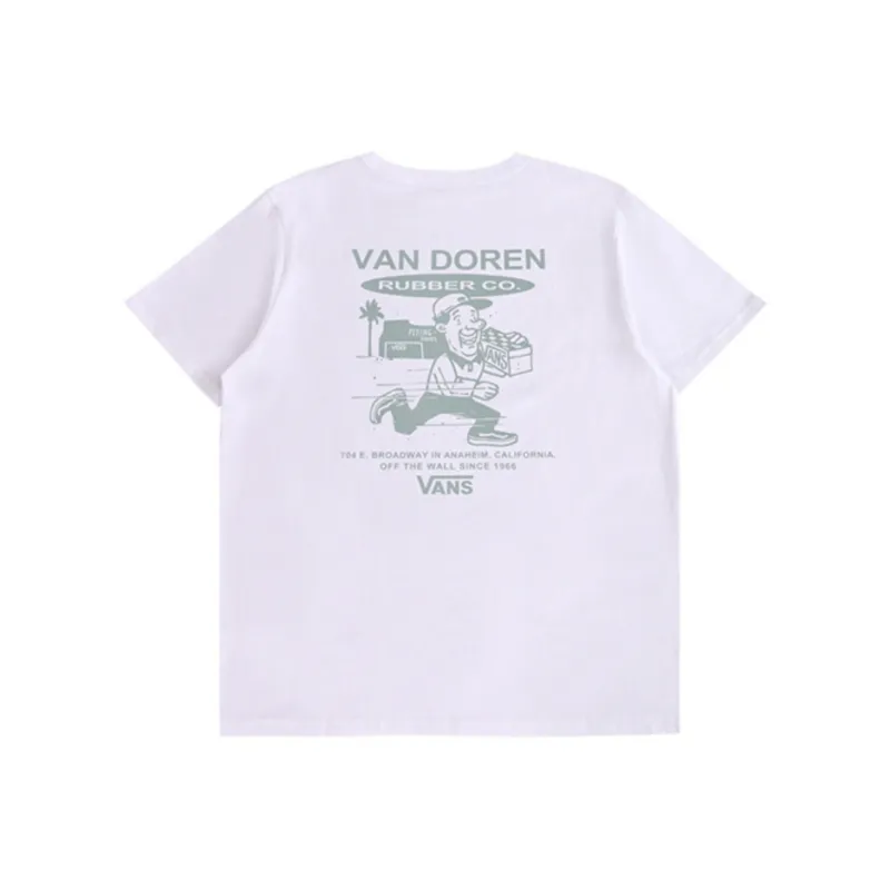 Vans T Shirts Men White-1