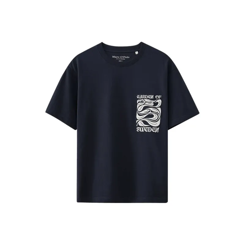MARC OPOLO Drop Shoulder Sleeve Short Sleeved T Shirts Men's-5