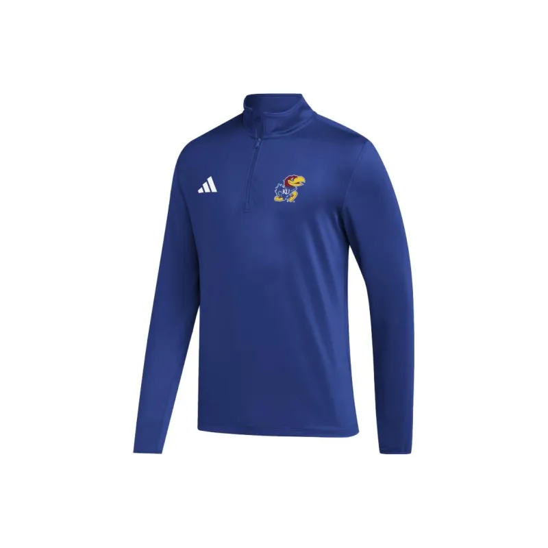 Adidas Free Shipping With AdiClub Kansas Jayhawks Player Travel Jacket-0