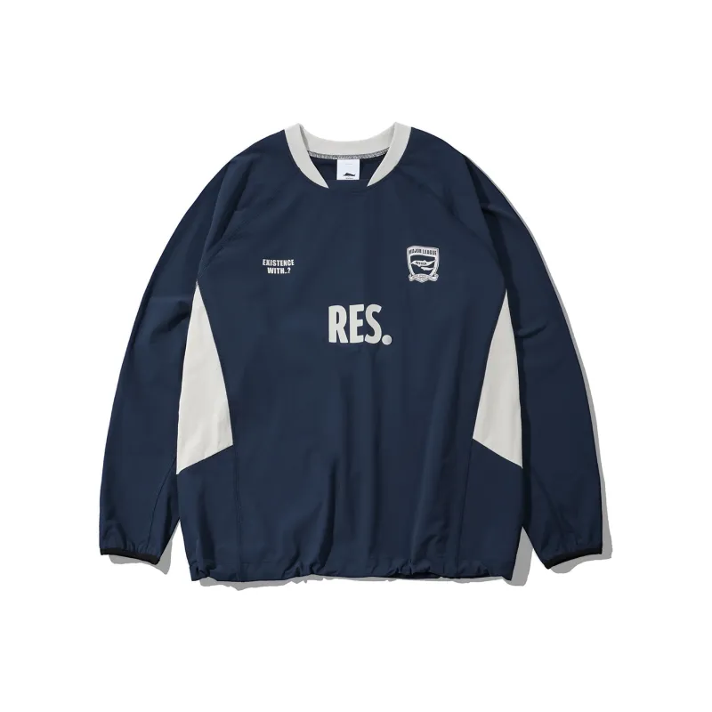 RESTICK Raglan Sleeve Print Quick Dry Long Sleeved T Shirt Unisex-4