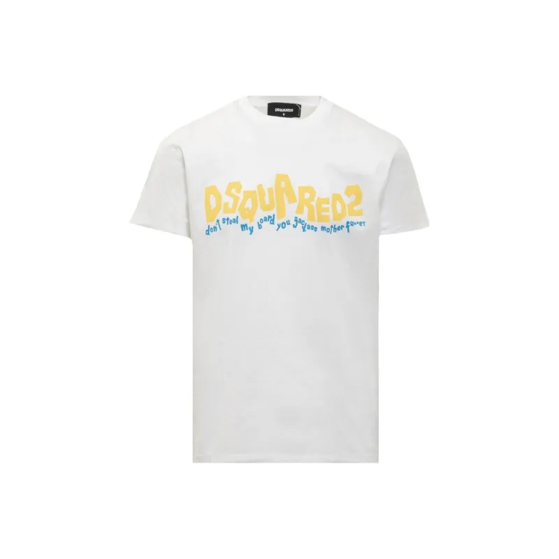 DSQUARED 2 D2 Waving Logo Crewneck T Shirt-0