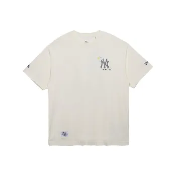 New Era T Shirts Unisex Ivory White
