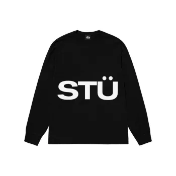 Stussy All Caps Long Sleeve Tee