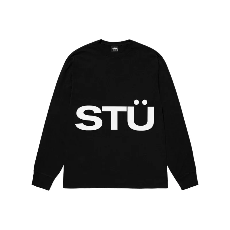 Stussy All Caps Long Sleeve Tee-0