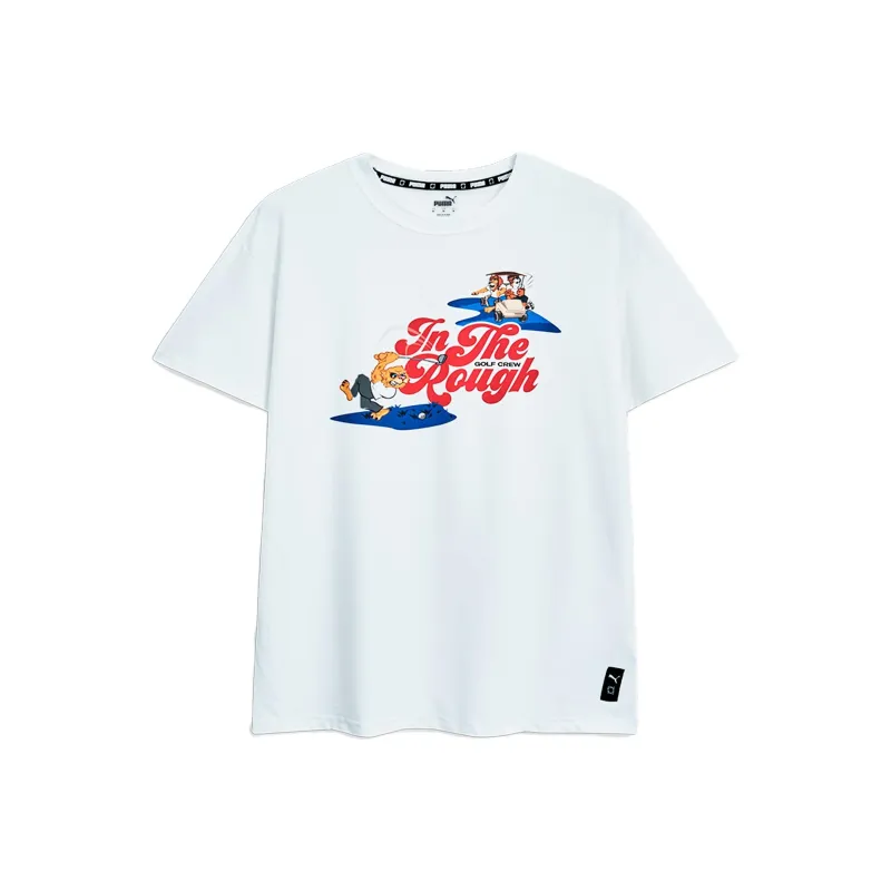 PUMA Puma Golf X Hoops T-Shirt Men's White-0