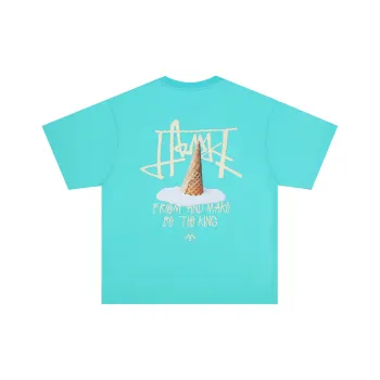 FFOMKE T-Shirt Unisex Macaron Blue