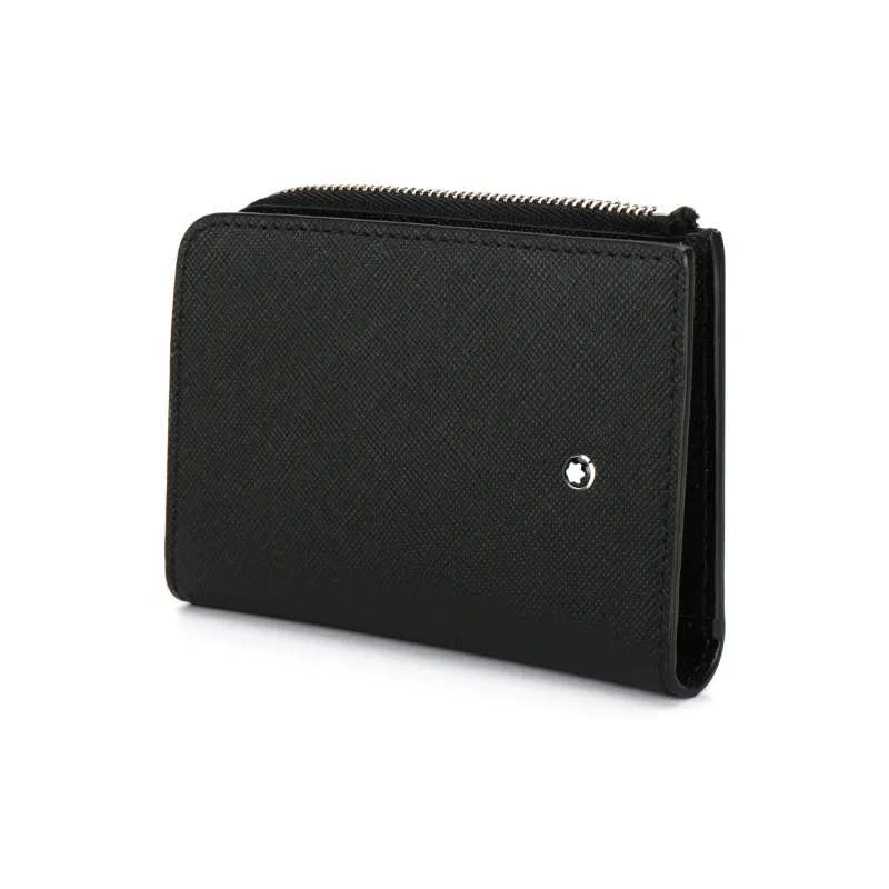 MONTBLANC Leather Wallet Unisex Black-1