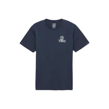 Vans Off The Wall Social T-Shirts Unisex Blue