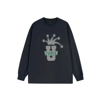 Undersober T Shirts Unisex Navy Blue