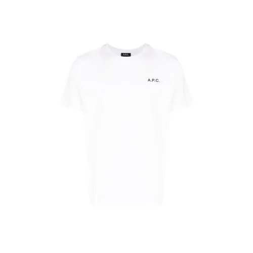 A.P.C Logo Printed Crewneck T Shirt