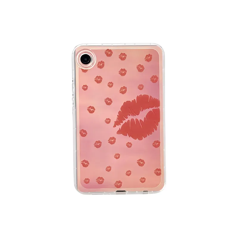 MAYGI TPU Chubby Girl Laser Painted Cartoon Compatibility Samsung Galaxy Tab A9 Flat Protective Case-10