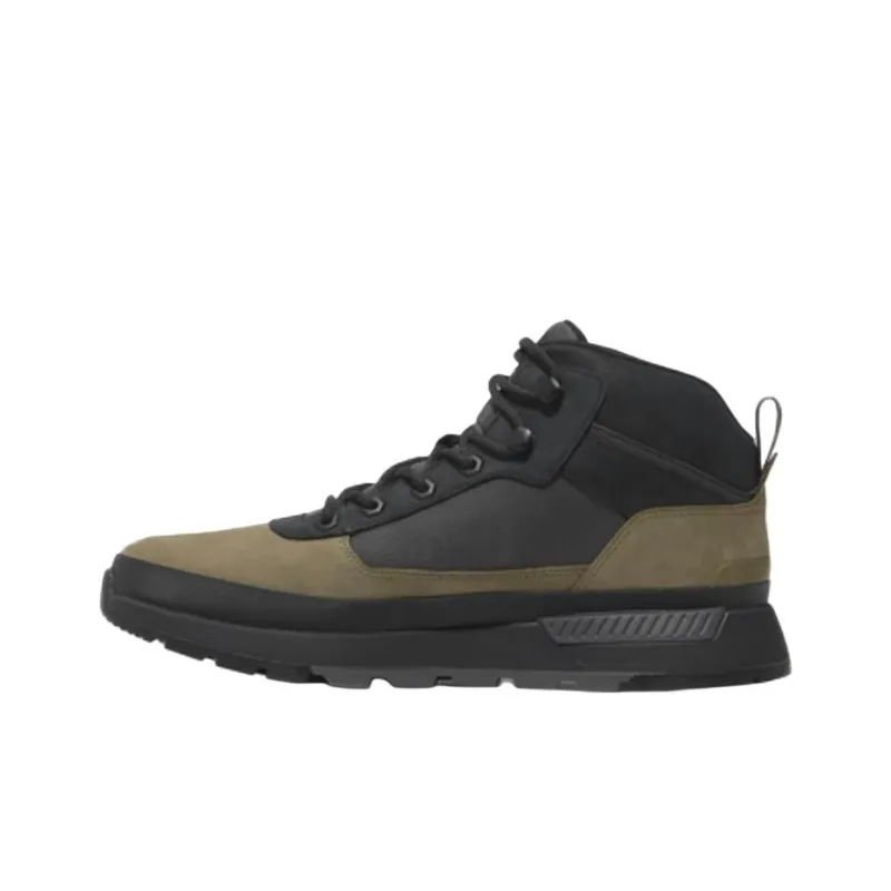 Timberland Field Trekker Anti Slip Wear Resistant Mid Top Casual Shoes Men's Green Black-2