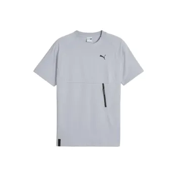 PUMA PUMATECH T Shirts Men Dusty Gray