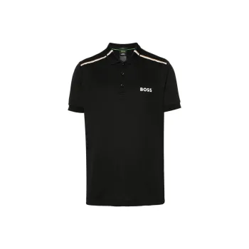 HUGO BOSS X Matteo Berrettini Rubberised logo Polo Shirt