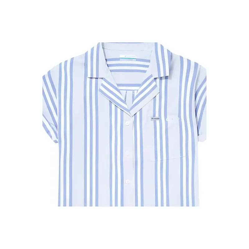 Columbia PFG Shirt Women's Blue-2