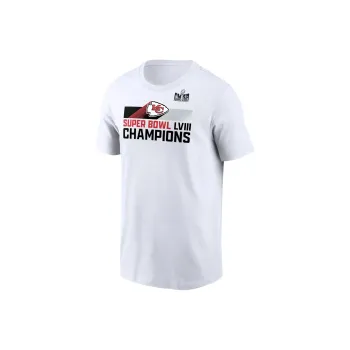 Nike Kansas City Chiefs Super Bowl LVIII Champions Roster T-Shirt Kansas City Chiefs Men's White