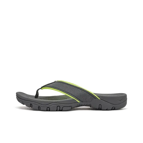 HOBIBEAR Abrasion Resistant Slip Resistant Quick Drying Flip Flops Men's