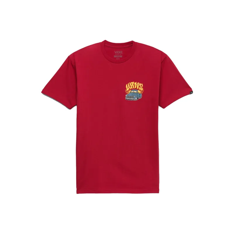 Vans RUNNING ON EMPTY T-Shirts Unisex Red-0