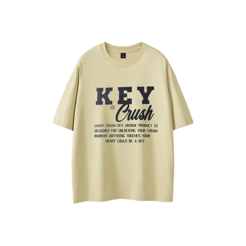 CRUSH KEY SS24 Drop Shoulder Sleeve T Shirt Unisex-14