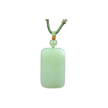 Zhen Yu Zhen Pin Pendants Green Jade Unisex