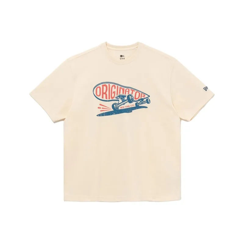 New Era SS24 T Shirt Unisex Pearl White-0