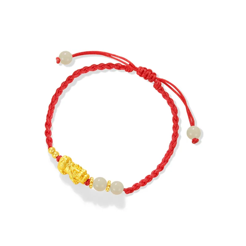 PUTUOSHANWENCHUANG 999 Fine Silver Bracelets Unisex-4