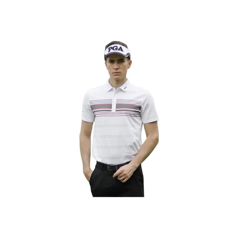 PGA T-Shirts Men White-0