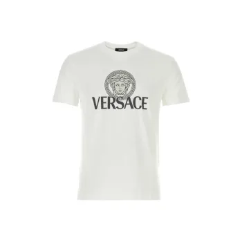 VERSACE Medusa Head Printed Crewneck T Shirt