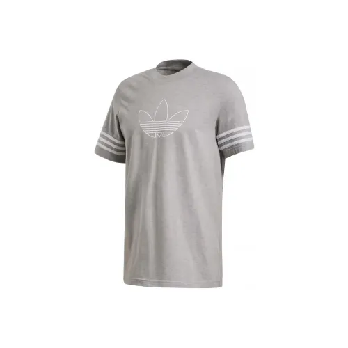 Adidas Originals T Shirts Men Gray
