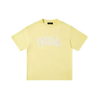 Duamin Drop Shoulder Sleeve T Shirt Unisex Lemon