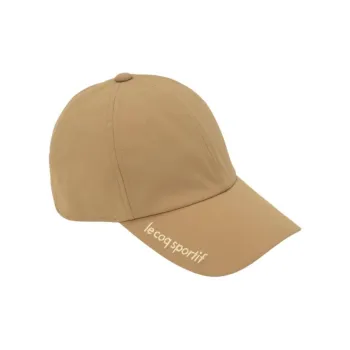 Le Coq Sportif Polyester Baseball Caps Unisex Beige