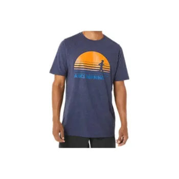 Asics Sunrise Runner Graphic Tee T-Shirt Men's Blue