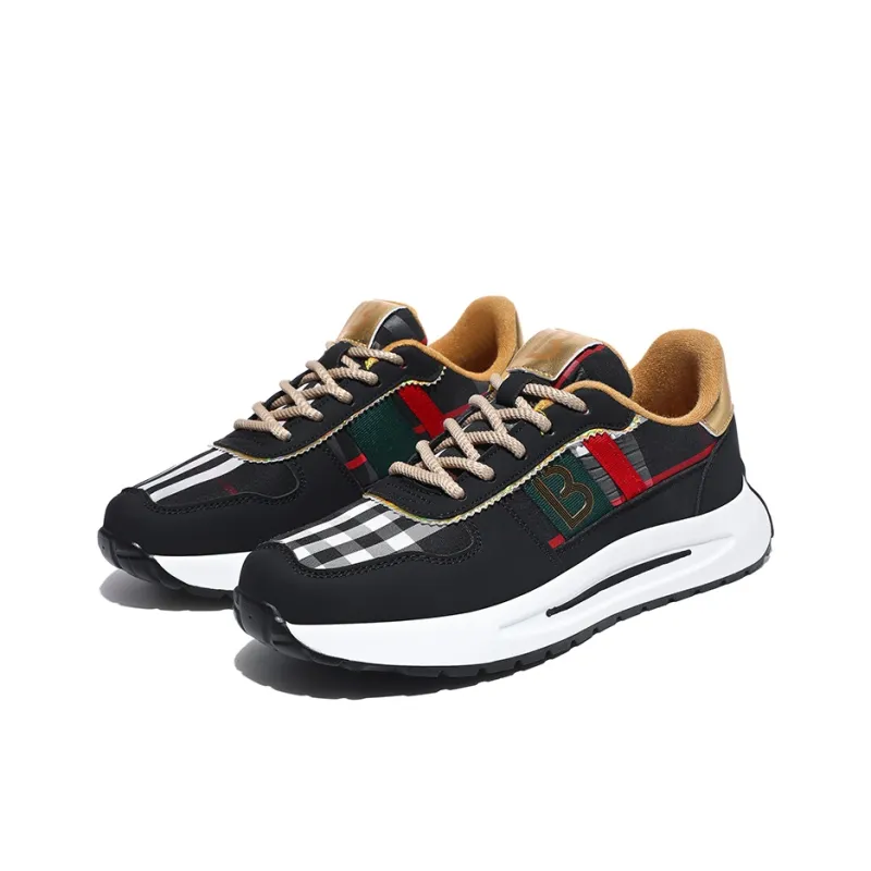 M.M Party Casual Shoes Unisex Low Top Madrid White/Ireland Black-3